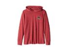 Vissla Kids Bike Park Long Sleeve Hoodie (big Kids) (blood Heather) Boy's Clothing