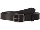 Frye Jet Belt (dark Brown Leather) Men's Belts