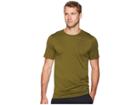 Nike Breathe Short Sleeve Training Top (olive Flak/olive Canvas/black) Men's Clothing