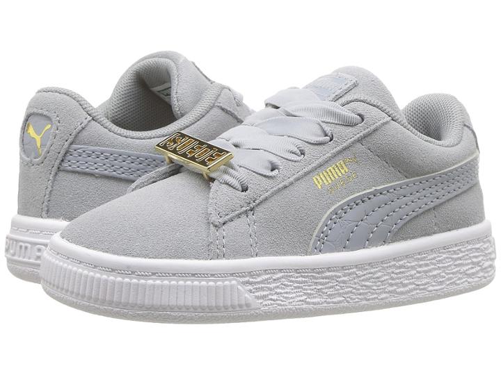 Puma Kids Suede Classics Fabulous Inf (toddler) (quarry) Kids Shoes