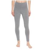 Puma Athletic Leggings (medium Gray Heather/spiced Coral) Women's Casual Pants