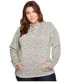 Columbia Plus Size Darling Days Pullover Hoodie (chalk Heather) Women's Sweatshirt