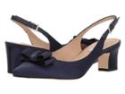 L.k. Bennett Pippa (navy Satin) Women's Dress Sandals