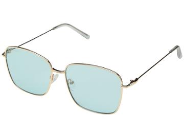 Thomas James La By Perverse Sunglasses Eva (gold/mint Transparent) Fashion Sunglasses