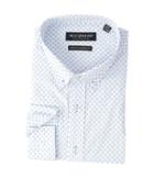Nick Graham Pine Print Stretch Shirt (light Blue) Men's Long Sleeve Button Up