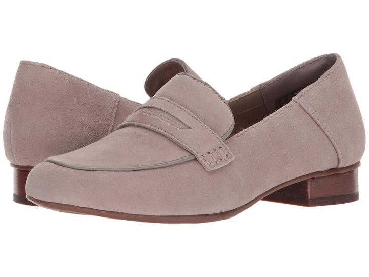 Clarks Keesha Cora (warm Grey Suede) Women's 1-2 Inch Heel Shoes
