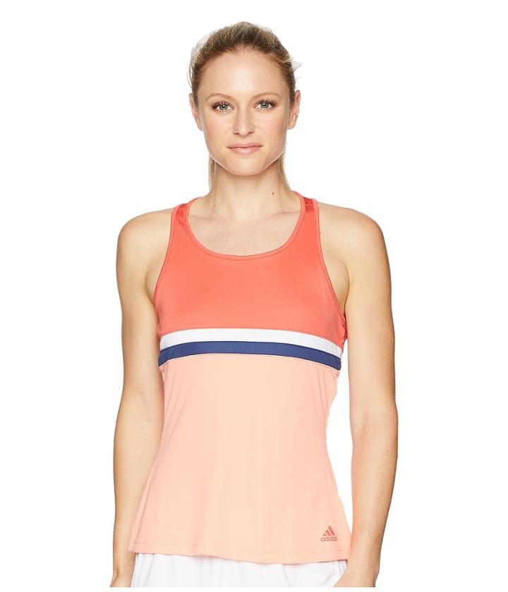 Adidas Club Tank Top (trace Scarlet) Women's Sleeveless