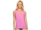 Magicsuit Solid Sophie Underwire Tankini Top (pink) Women's Swimwear