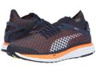 Puma Speed Ignite Netfit (peacoat/orange Clown Fish/puma White) Men's Shoes