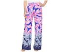 Lilly Pulitzer Bal Harbour Palazzo Pants (royal Purple Wild Child Engineered) Women's Casual Pants