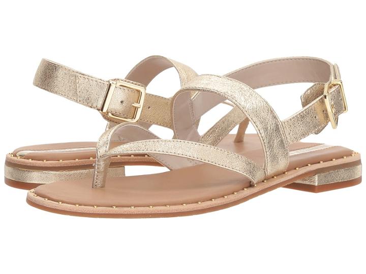 Kenneth Cole New York Tama (soft Gold Metallic Leather) Women's Shoes