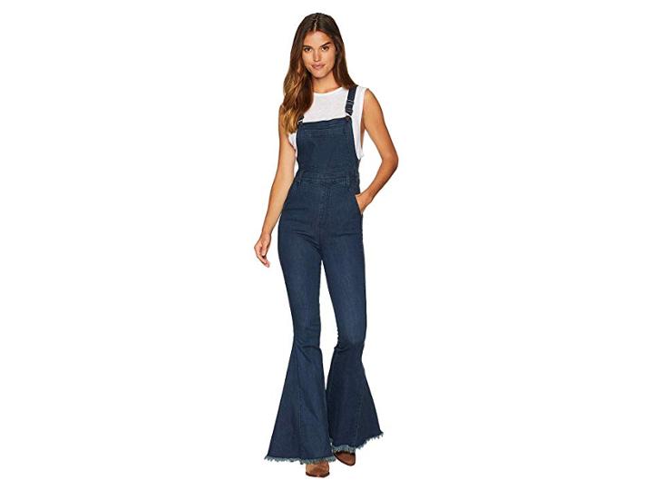 Show Me Your Mumu Berkeley Bell Overalls (dark Rainstorm) Women's Overalls One Piece