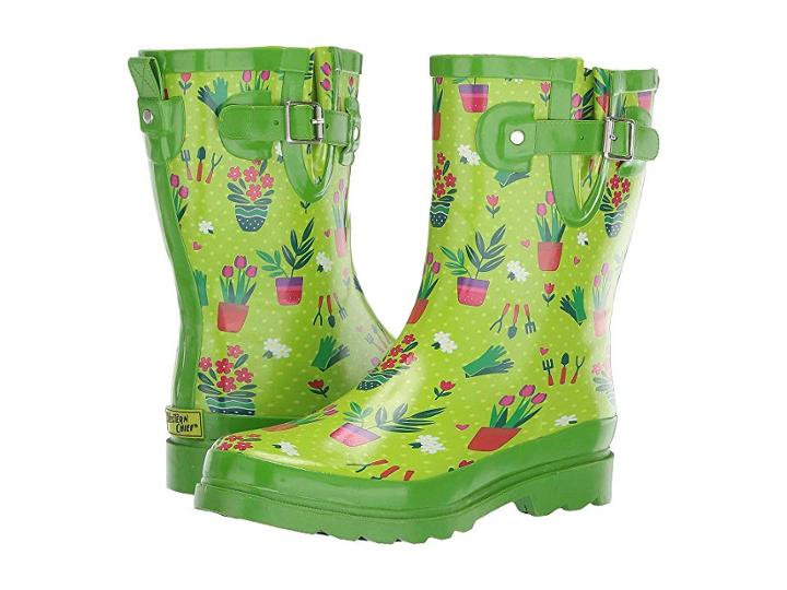 Western Chief Garden Days Mid (green) Women's Rain Boots
