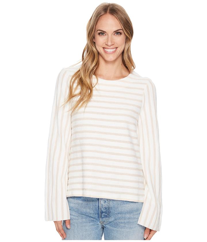 B Collection By Bobeau Marion Wide Sleeve Top (pink Mix) Women's T Shirt
