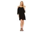 Nanette Lepore Cha Cha Cha Off The Shoulder Dress Cover-up (black) Women's Clothing