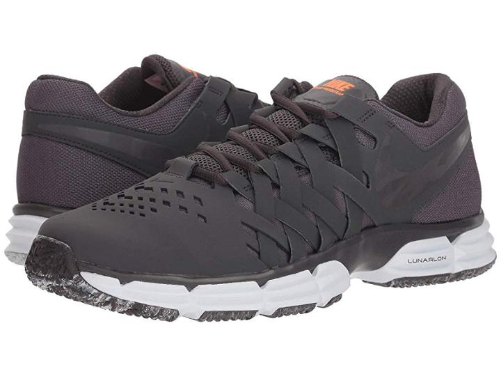 Nike Lunar Fingertrap Tr (thunder Grey/total Orange/gunsmoke) Men's Shoes
