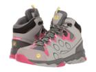 Jack Wolfskin Kids Mountain Attack 2 Texapore Mid (toddler/little Kid/big Kid) (tropic Pink) Girls Shoes