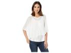 Echo Design Embellished Scallop Edge Shrug (ivory) Women's Sweater