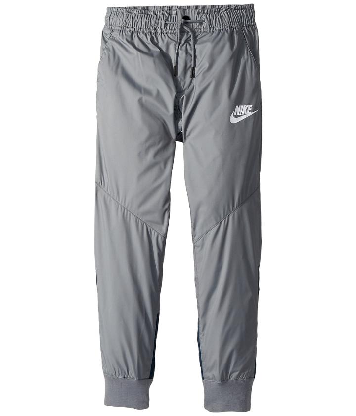 Nike Kids Sportswear Windrunner Pant (little Kids/big Kids) (cool Grey/armory Navy/white) Boy's Casual Pants
