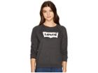 Levi's(r) Womens The Graphic Classic Crew (batwing Jet Black) Women's Sweatshirt