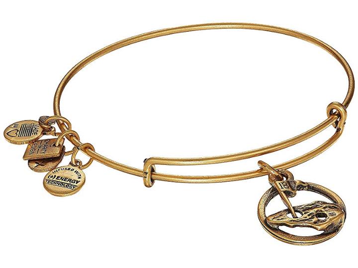 Alex And Ani Pga Golf Expandable Bangle (rafaelian Gold) Bracelet