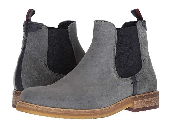 Ted Baker Bronzo (grey Suede) Men's Shoes