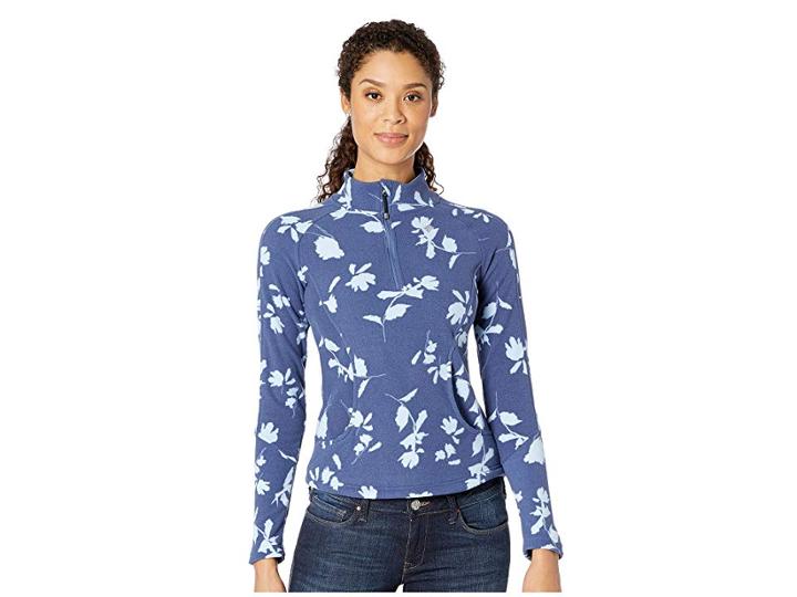 Obermeyer Siena Fleece Top (indigo Shadow) Women's Fleece
