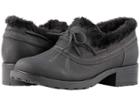 Trotters Brrr Waterproof (black Rubberized Waterproof/nubuck Pu Waterproof/faux Fur) Women's Shoes
