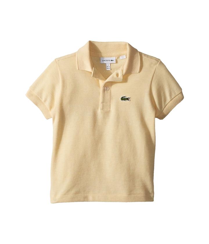 Lacoste Kids L1812 Short Sleeve Classic Pique Polo (toddler/little Kids/big Kids) (joris Chine) Boy's Short Sleeve Pullover