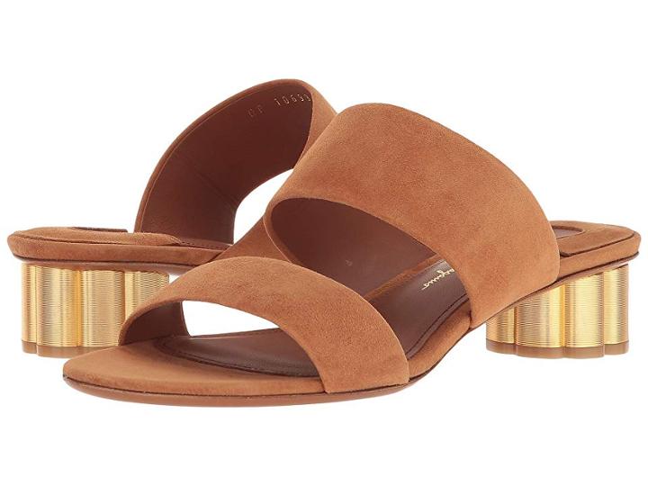 Salvatore Ferragamo Belluno Mule Sandal (sella) High Heels