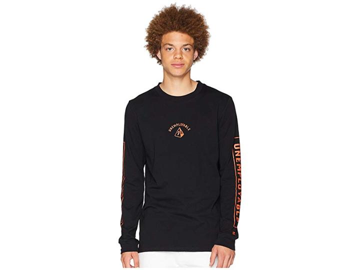 Globe Ue Pyramid Long Sleeve Tee (black) Men's T Shirt