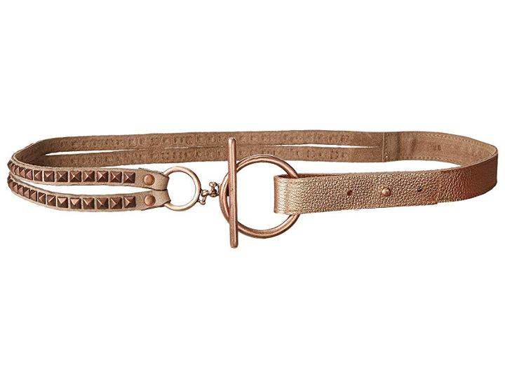 Leatherock Roxy Belt (rose Gold/hazel) Women's Belts