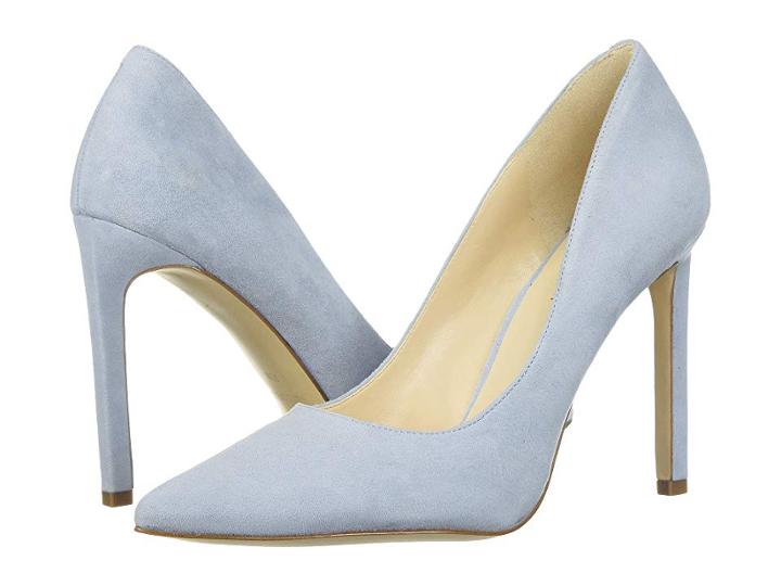 Nine West Tatiana Pump (powder Blue Isa Kid Suede) High Heels