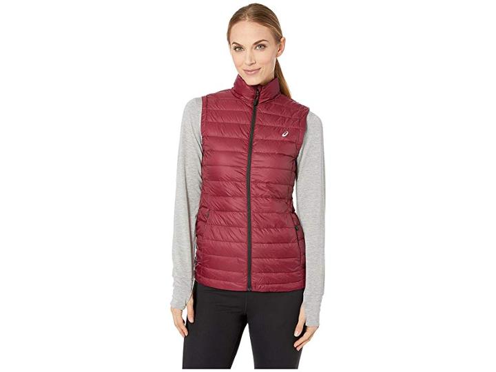 Asics Puffer Vest (cordovan) Women's Vest