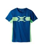 Under Armour Kids Mesh Logo Tech Short Sleeve Tee (little Kids/big Kids) (moroccan Blue) Boy's T Shirt