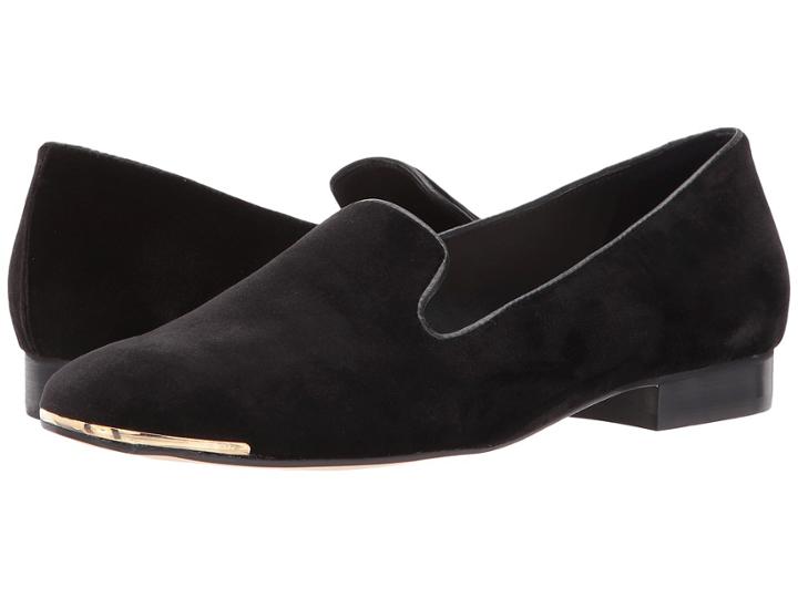 L.k. Bennett Charley (black/black Velvet) Women's Shoes