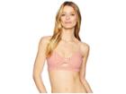 Nanette Lepore Capri Gingham Enchantress Bikini Top (apricot) Women's Swimwear