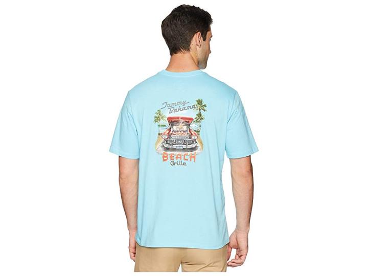 Tommy Bahama Beach Grille T-shirt (bowtie Blue) Men's Clothing