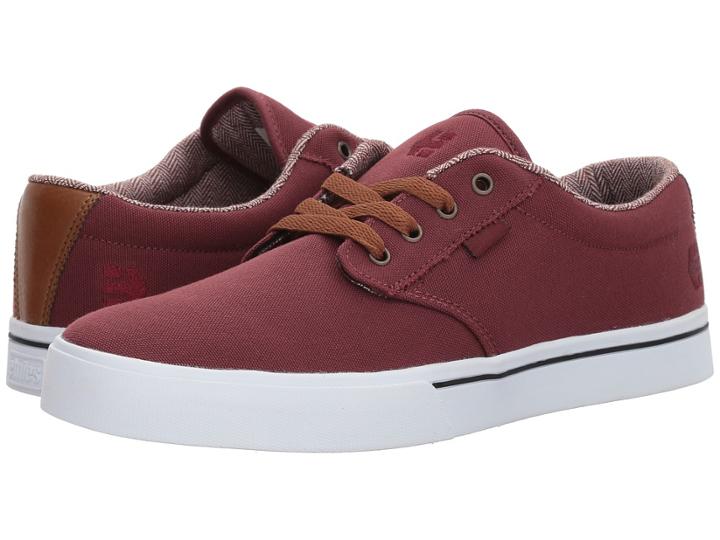Etnies Jameson 2 Eco (burgundy/tan) Men's Skate Shoes