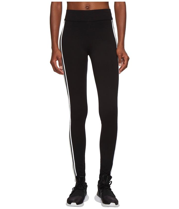 No Ka'oi Kaua Kala Leggings (black/white/silver) Women's Casual Pants