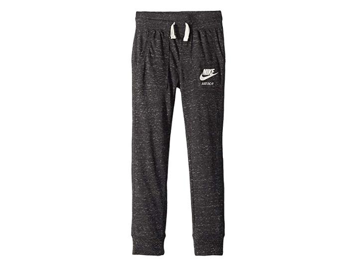 Nike Kids Gym Vintage Pants (little Kids) (anthracite) Girl's Casual Pants