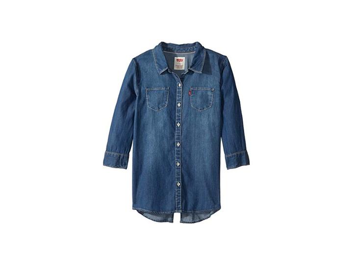 Levi's(r) Kids Western Denim Top (big Kids) (blue Winds) Girl's T Shirt