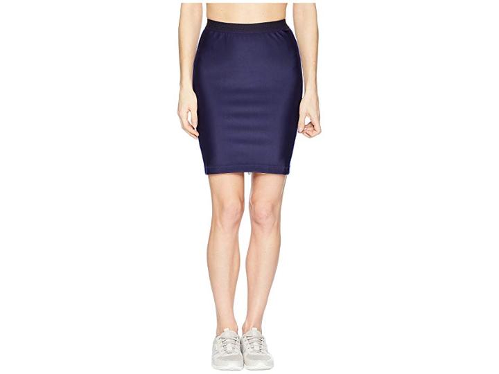 Puma Puma X Fenty By Rihanna Biker Skirt (evening Blue) Women's Skirt