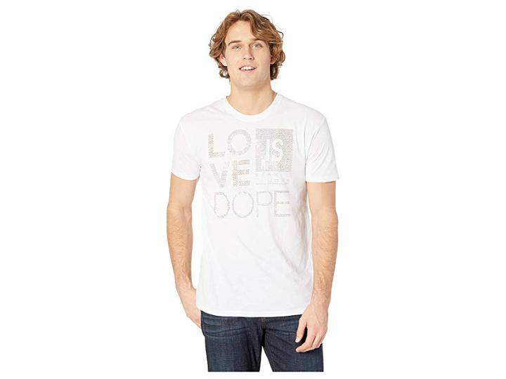 Sean John Love Is Dope Stud (bright White) Men's Clothing