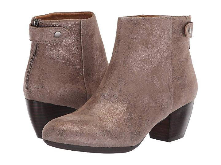 Comfortiva Alandra (smoke Distressed Foil Suede) Women's Lace Up Casual Shoes