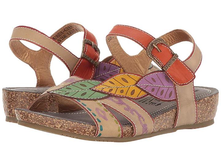 L'artiste By Spring Step Kukonda (grey Multi) Women's Shoes
