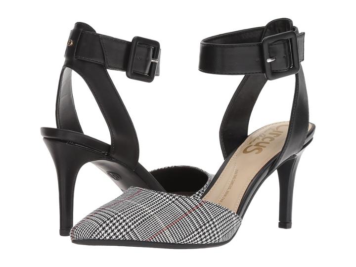 Circus By Sam Edelman Tabitha (black/white Plaid) Women's Shoes