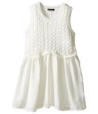 Ella Moss Girl Nelly Cable Sweater Knit Top (big Kids) (off-white) Girl's Sweater