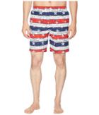 Columbia Big Dippers Water Shorts (collegiate Navy Stars & Stripes Print) Men's Shorts