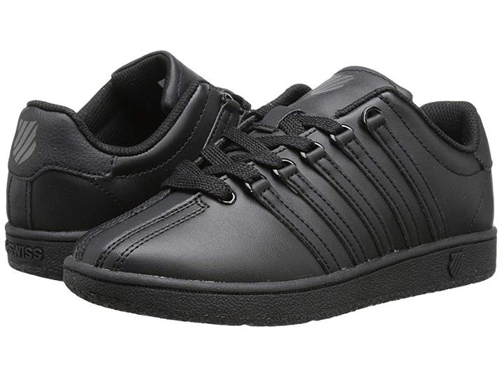 K-swiss Classic Vntm (big Kid) (black/black) Athletic Shoes